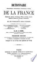 Dictionnaire géographique, topographique, statistique et postal de la France