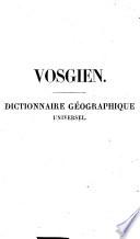 Dictionnaire géographique universel des cinq parties du monde ...