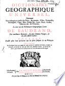 Dictionnaire geographique universel ...