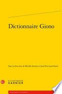 Dictionnaire Giono