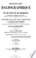 Dictionnaire hagiographique