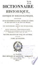 Dictionnaire historique, critique et bibliographique