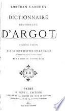 Dictionnaire historique d'argot