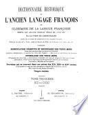 Dictionnaire historique de l'ancien langage françois: Ap - Bic, 1876