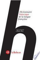 Dictionnaire Historique de la langue française