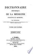 Dictionnaire historique de la médecine, ancienne et moderne