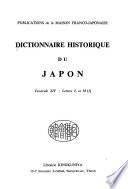 Dictionnaire historique du Japon