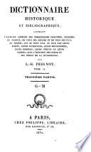 Dictionnaire historique et bibliographique