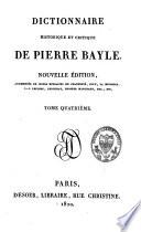 Dictionnaire historique et critique