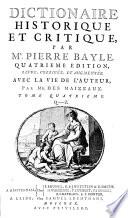 Dictionnaire Historique Et Critique