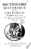 Dictionnaire historique et critique