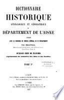 Dictionnaire historique, généalogique et géographique du département de l'Aisne