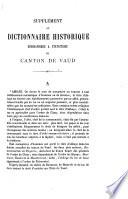 Dictionnaire historique