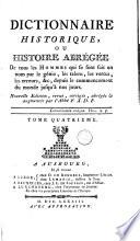 Dictionnaire historique