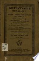 Dictionnaire historique, ou Biographie universelle classique