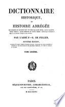 Dictionnaire historique, ou, Histoire abrégée