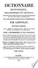 Dictionnaire historique, philosophique et critique
