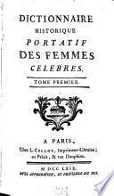 Dictionnaire historique portatif des femmes celebres