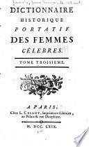 Dictionnaire historique portatif des femmes célèbres