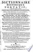Dictionnaire Historique Portatif