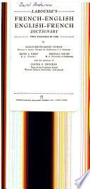 DICTIONNAIRE LAROUSSE FRANCAIS-ANGLAIS ANGLAIS-FRANCAIS