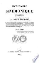 Dictionnaire mnémonique universel de la langue française