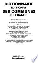 Dictionnaire national des communes de France
