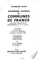 Dictionnaire national des communes de France
