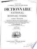 Dictionnaire national ou Dictionnaire universel de la langue française