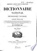 Dictionnaire national, ou Dictionnaire universel de la langue française