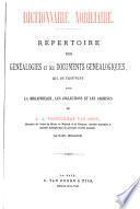 Dictionnaire nobiliaire