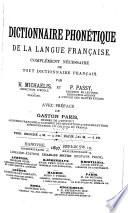 Dictionnaire phonétique de la langue française