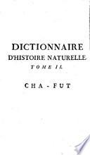 Dictionnaire raisonné universel d'histoire naturelle