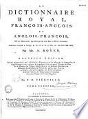 Dictionnaire royal françois-anglois, et anglois-françois