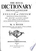 Dictionnaire royal