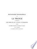 Dictionnaire topographique de la France