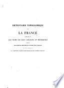 Dictionnaire topographique du département de la Dordogne