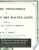 Dictionnaire topographique ... Moselle