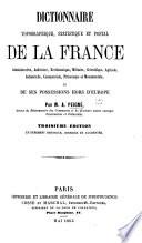 Dictionnaire topographique, statistique et postal de la France, etc