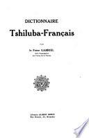 Dictionnaire tschiluba-français