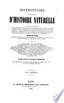 Dictionnaire universal d'histoire naturelle