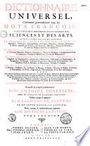 Dictionnaire universel (1690)