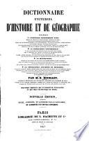 Dictionnaire universel d'histoire et de géographie ...