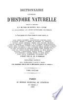 Dictionnaire universel d'histoire naturelle