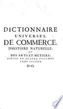 Dictionnaire universel de commerce