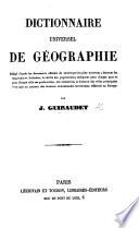 Dictionnaire Universel de Géographie