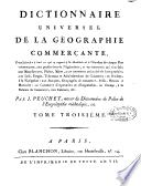 Dictionnaire universel de la géographie commerçante...