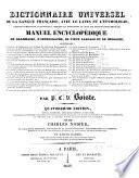 Dictionnaire universel de la langue française avec le latin et l'étymologie