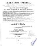 Dictionnaire universel de la langue française, avec le Latin