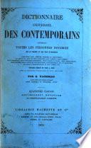 Dictionnaire universel des contemporains contenant toutes les personnes notables de la France et des pays étrangers ...